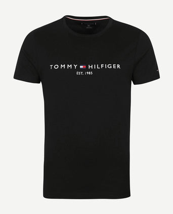 Tommy Hilfiger logo t-shirt zwart
