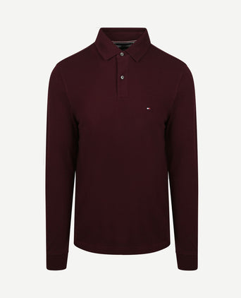 Longsleeve polo bordeaux