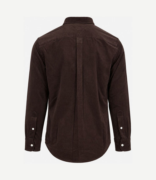 Corduroy overhemd bruin