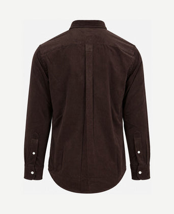 Corduroy overhemd bruin