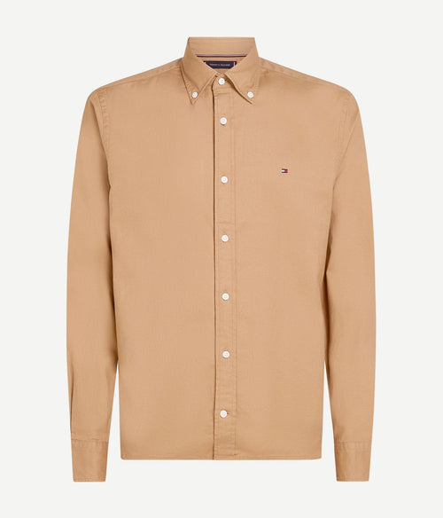Tommy Hilfiger overhemd brushed beige | Regular-fit