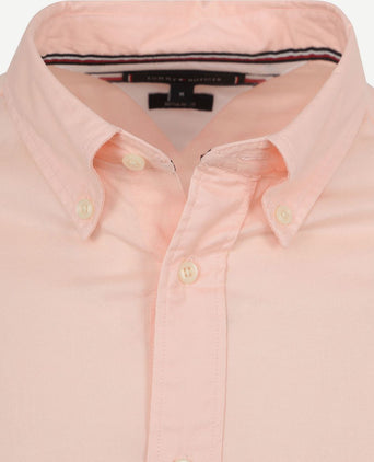 Tommy Hilfiger overhemd flex lichtroze | Slim-fit