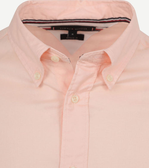 Tommy Hilfiger overhemd flex lichtroze | Slim-fit