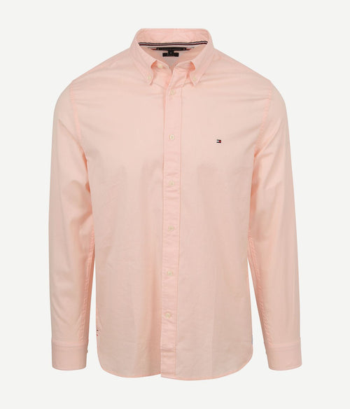 Tommy Hilfiger overhemd flex lichtroze | Slim-fit