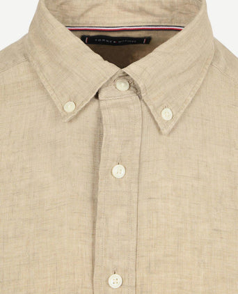 Overhemd linnen beige