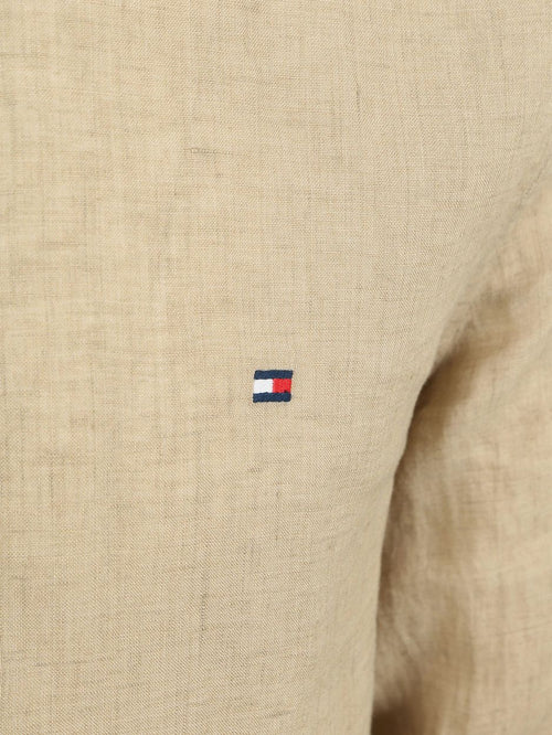 Overhemd linnen beige