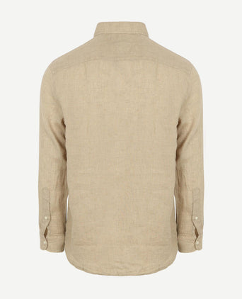 Overhemd linnen beige