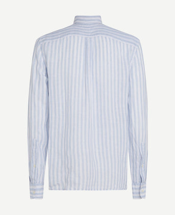 Overhemd linnen licht blauw