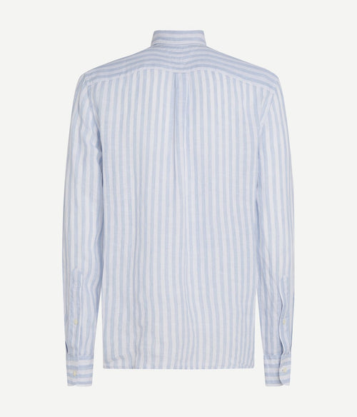 Overhemd linnen licht blauw