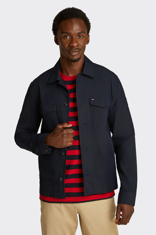 Overshirt donkerblauw