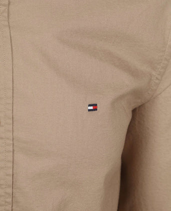 Tommy Hilfiger Oxford overhemd camel | Regular-fit