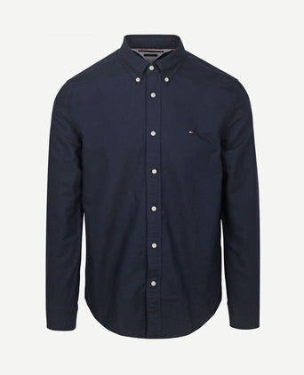 Oxford overhemd donkerblauw