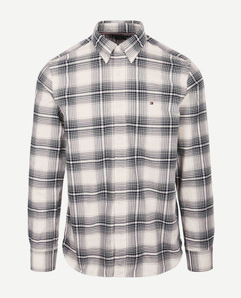 Tommy Hilfiger Oxford overhemd ruit blauw | Regular-fit