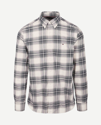 Oxford overhemd ruit blauw