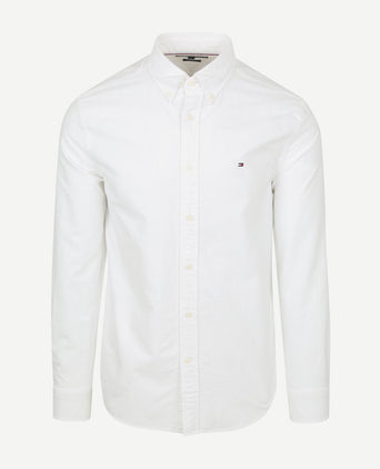Tommy Hilfiger Oxford overhemd wit | Regular-fit