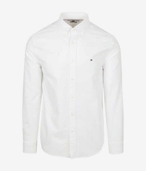 Tommy Hilfiger Oxford overhemd wit | Regular-fit