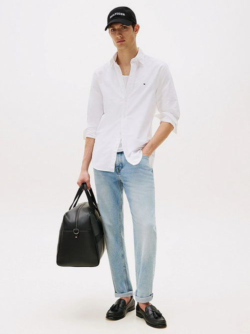 Tommy Hilfiger Oxford overhemd wit | Regular-fit