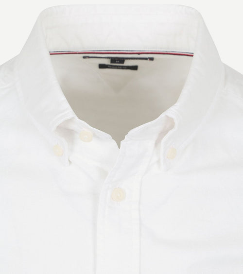 Tommy Hilfiger Oxford overhemd wit | Regular-fit