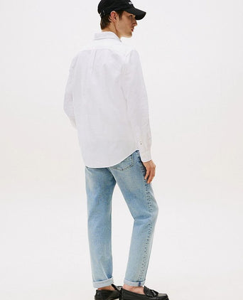 Tommy Hilfiger Oxford overhemd wit | Regular-fit