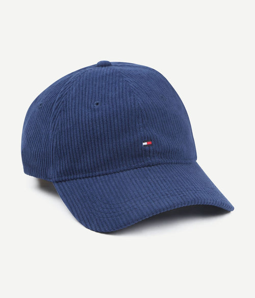 Tommy Hilfiger pet corduroy donkerblauw