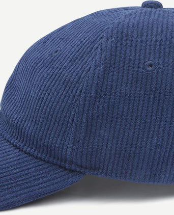 Pet corduroy donkerblauw