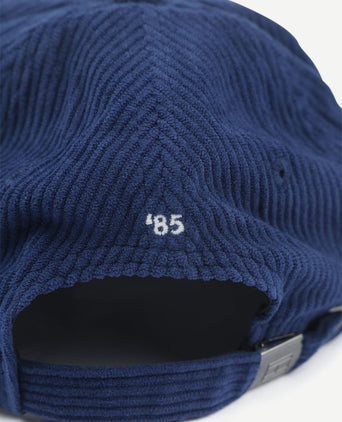 Pet corduroy donkerblauw