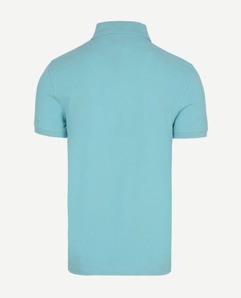 1985 polo aqua blauw