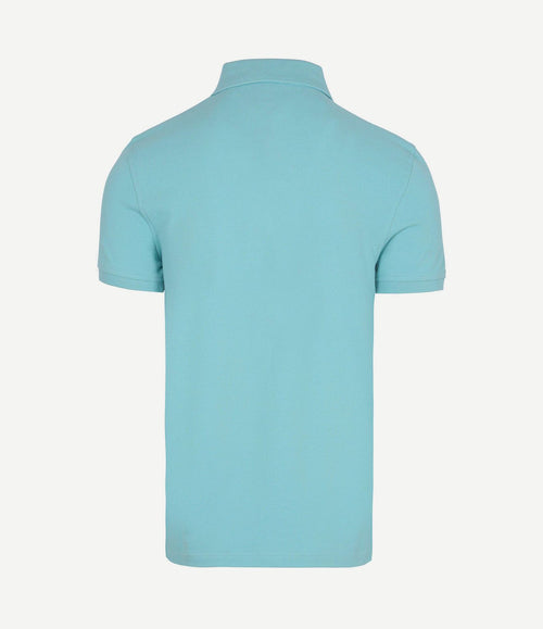 1985 polo aqua blauw