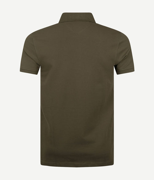 Tommy Hilfiger poloshirt 1985 donkergroen | Slim-fit