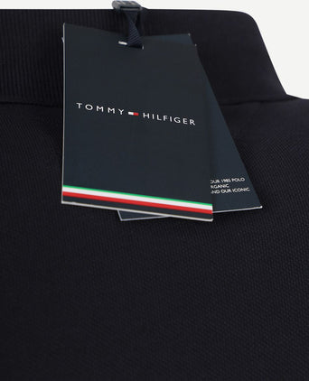 Poloshirt long sleeve donkerblauw