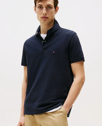 Tommy Hilfiger poloshirt regular donkerblauw
