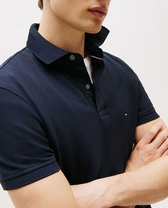 Tommy Hilfiger poloshirt regular donkerblauw