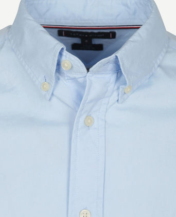 Poplin overhemd flex lichtblauw