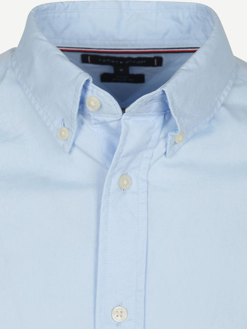 Poplin overhemd flex lichtblauw