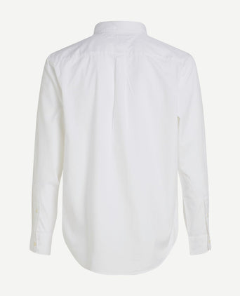Tommy Hilfiger poplin overhemd flex wit | Regular-fit
