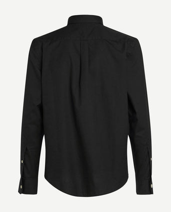 Tommy Hilfiger poplin overhemd flex zwart | Regular-fit