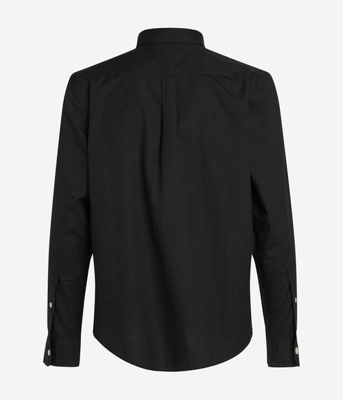 Tommy Hilfiger poplin overhemd flex zwart | Regular-fit