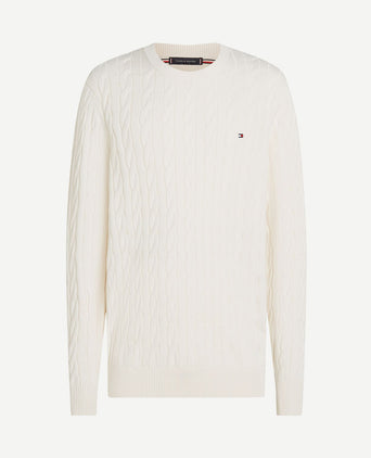 Pullover cable off white