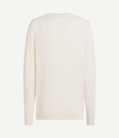 Pullover cable off white