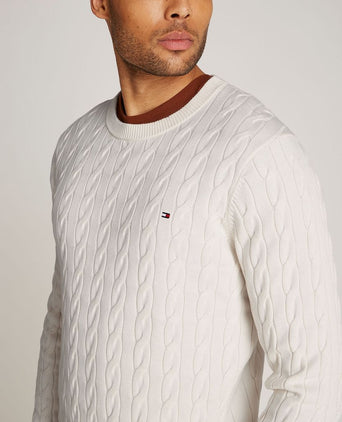 Pullover cable off white