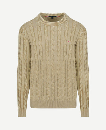 Pullover cable sandalwood