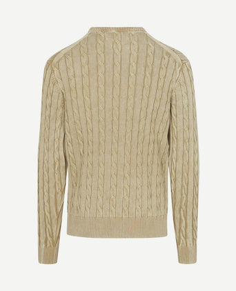 Pullover cable sandalwood