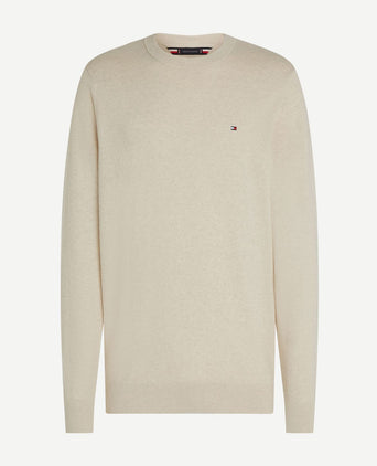 Pullover cotton kashmir ecru