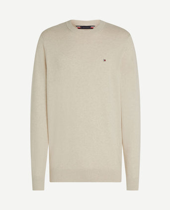 Pullover cotton kashmir ecru