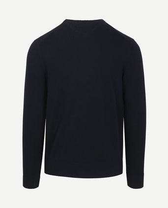 Pullover cotton kashmir donkerblauw