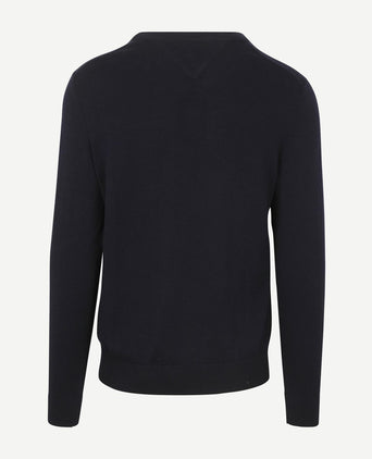 Tommy Hilfiger pullover essential donkerblauw | Regular-fit