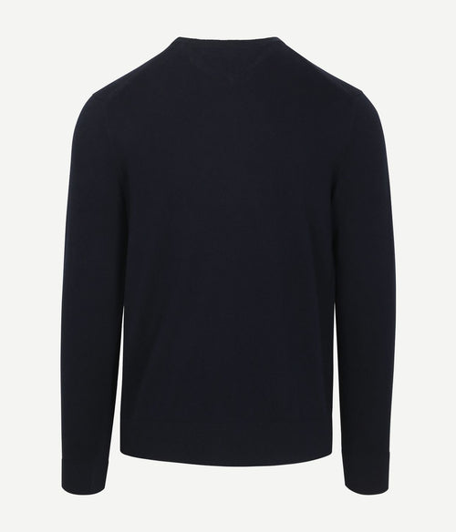 Tommy Hilfiger pullover cotton kashmir donkerblauw | Regular-fit