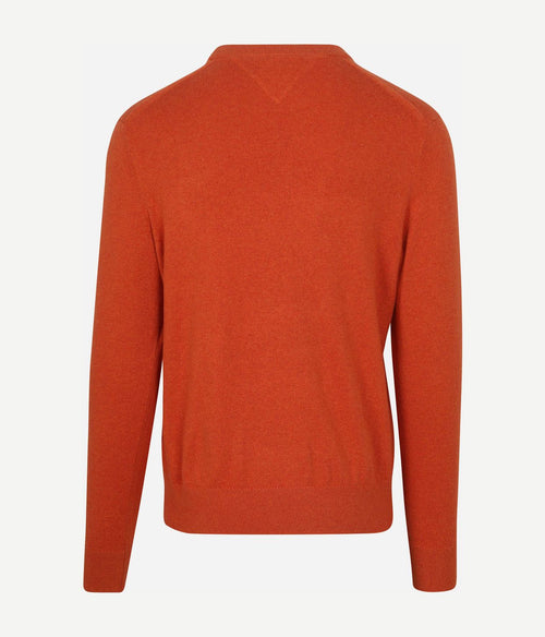 Tommy Hilfiger pullover cotton kashmir oranje | Regular-fit