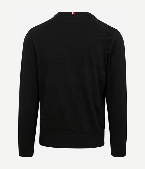 Tommy Hilfiger pullover v-hals zwart | Regular-fit