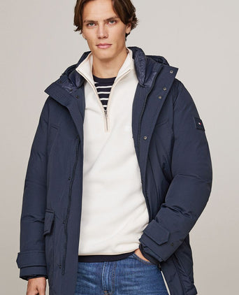 Tommy Hilfiger rockie parka donkerblauw | Regular-fit